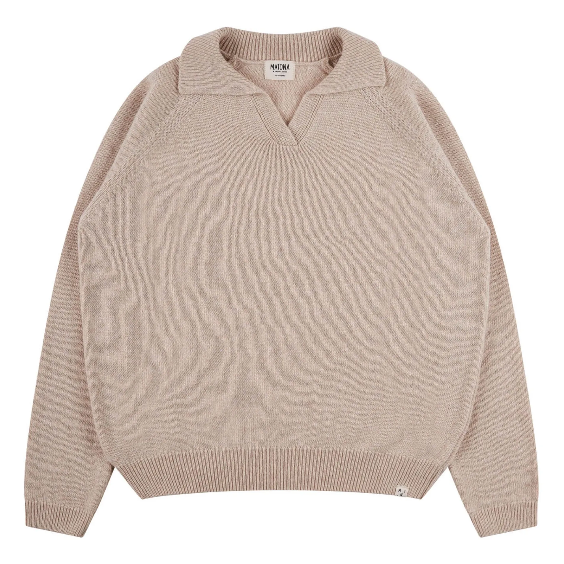 Matona Sand Polo Neck Sweater