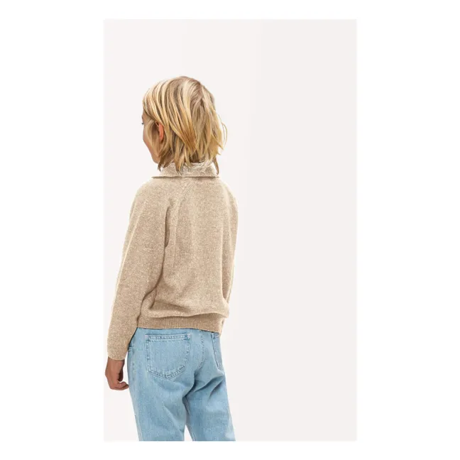 Pullover Polokragen | Sandfarben