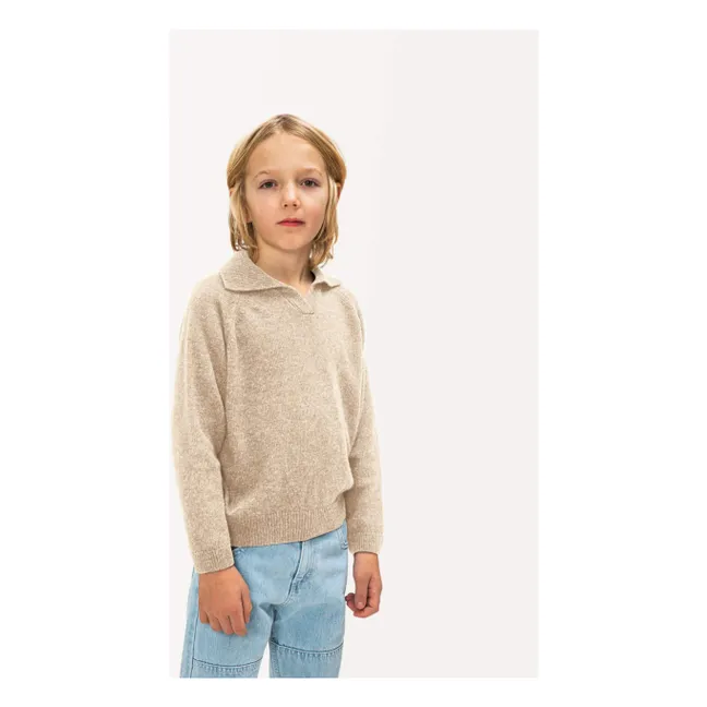 Pullover Polokragen | Sandfarben