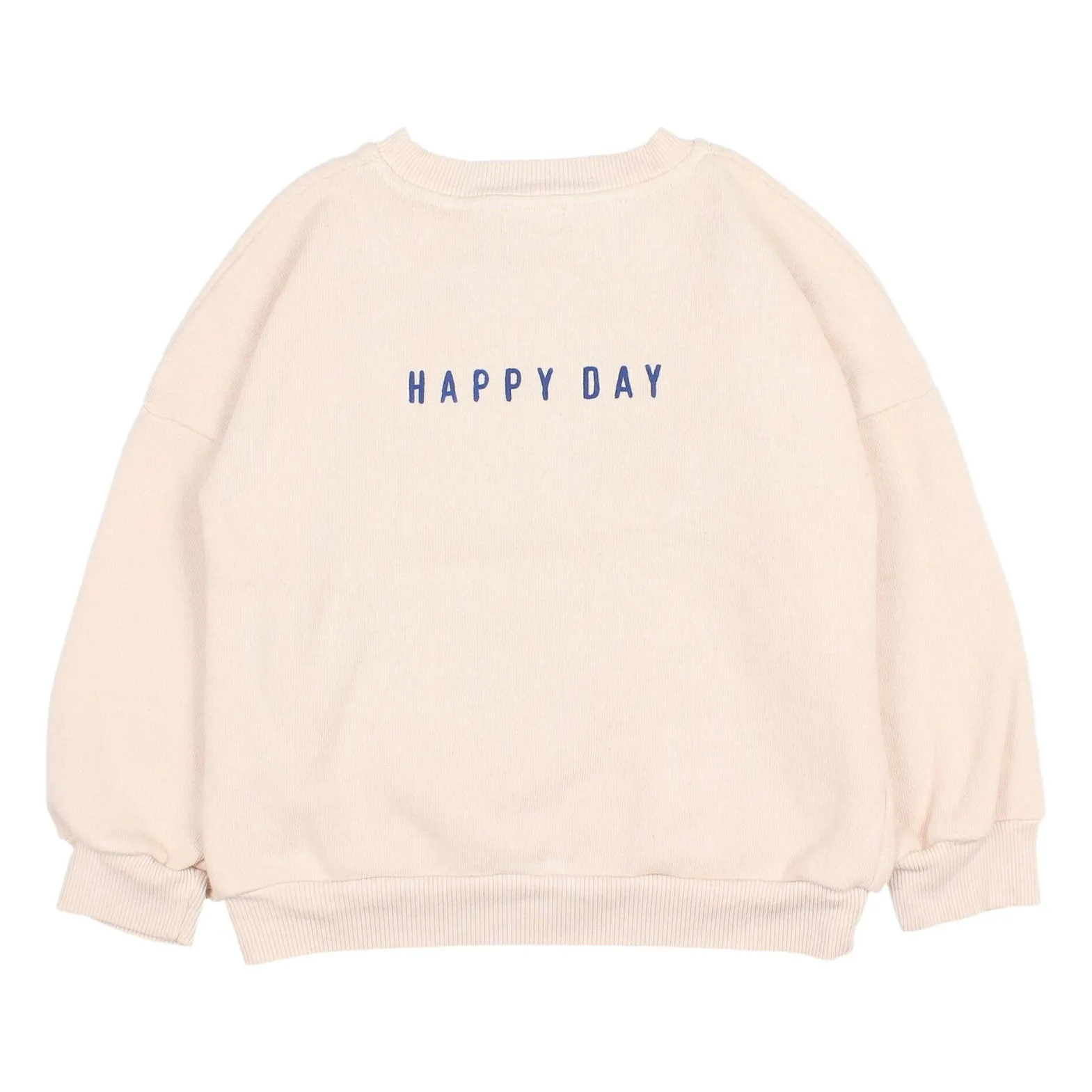 Búho - Sweat à col rond - Coton Biologique - Rose pâle - 8 ans