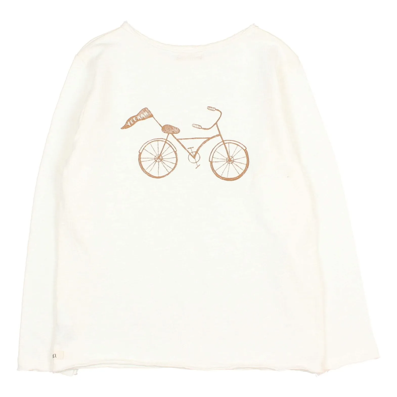 Búho - T-shirt manches longues - Coton biologique - Ecru - 3 ans