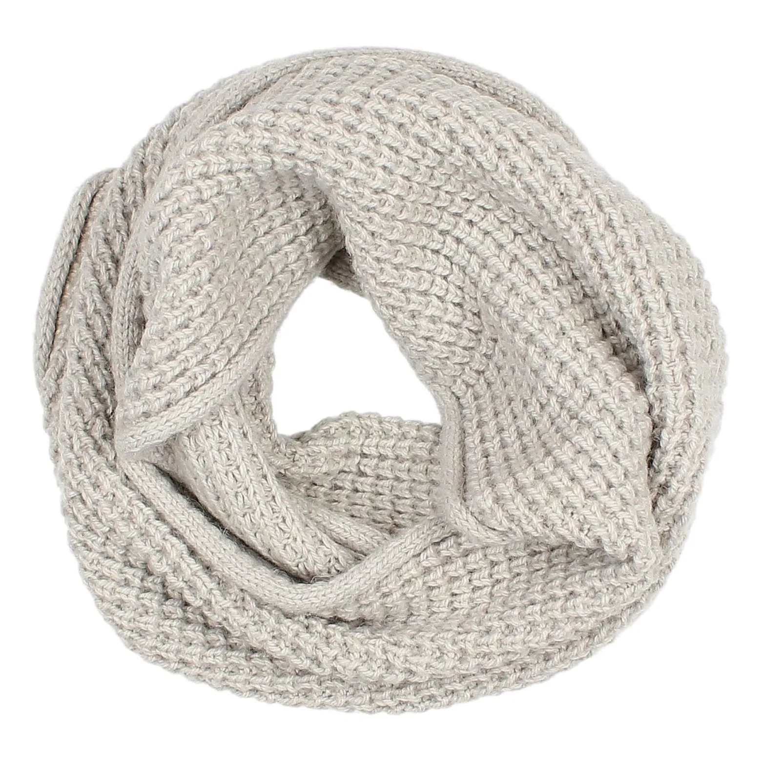 Búho Light Grey Snood Buff Maille