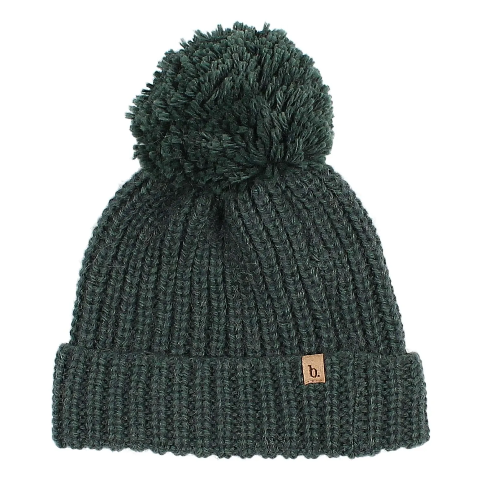 Búho Chrome Green Pompon Hat