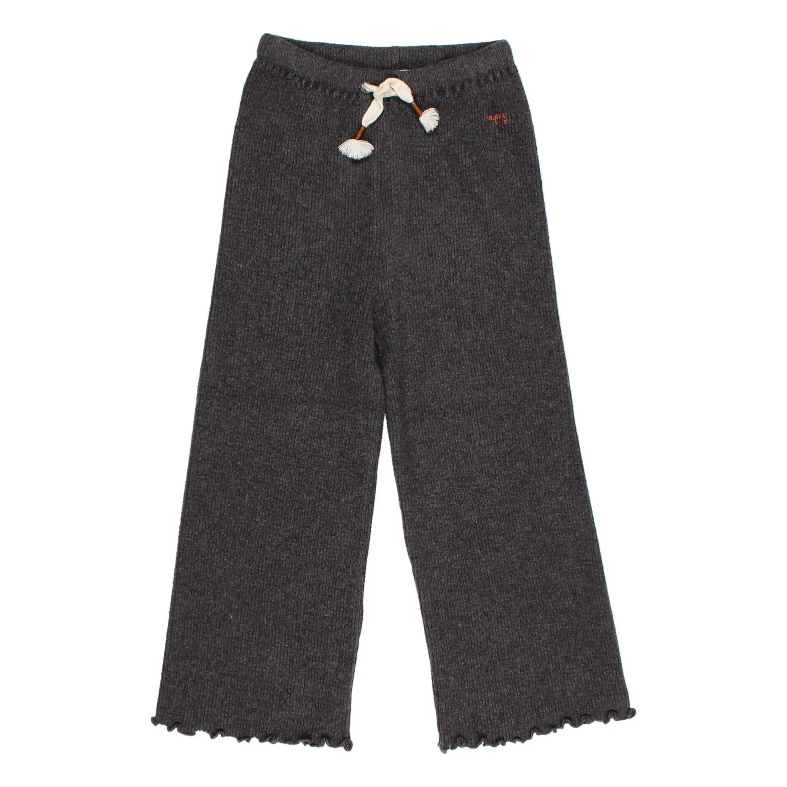 Búho - Pantalon Bébé Fille - Coton - Gris Anthracite - Taille 2 ans