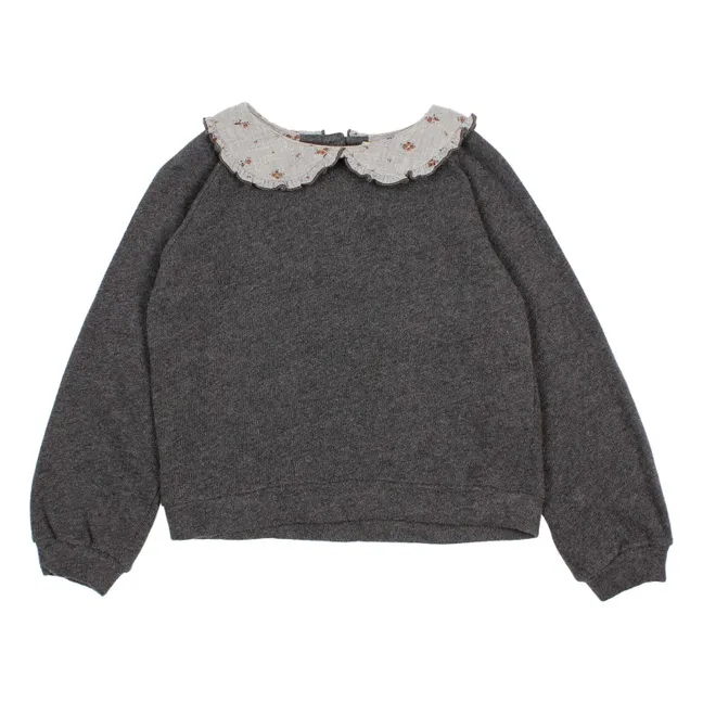 Sudadera Romance Jersey | Gris Antracita
