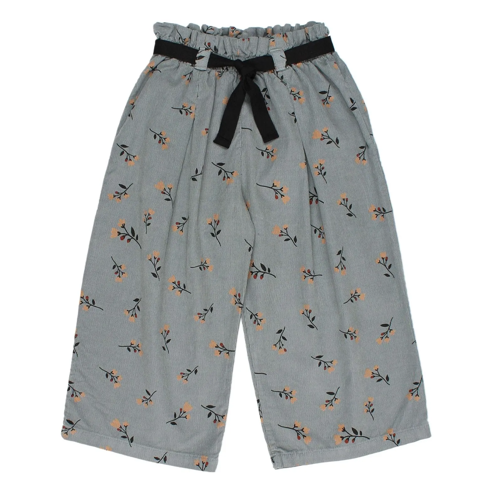 Búho - Pantalon Femme - Velours - Gris - 10 ans