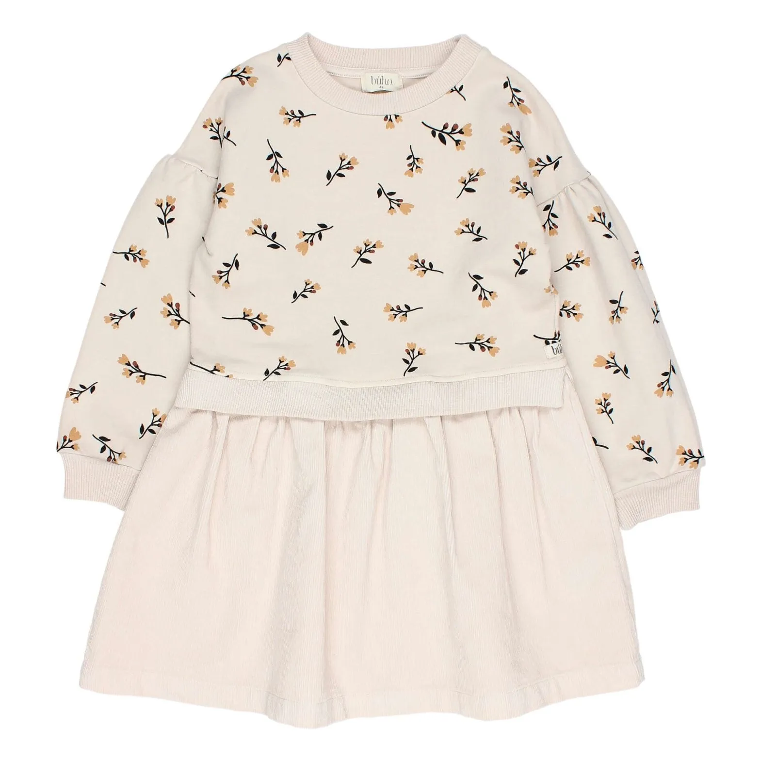 Búho - Robe - Fille - 2 ans - Velours - Ecru