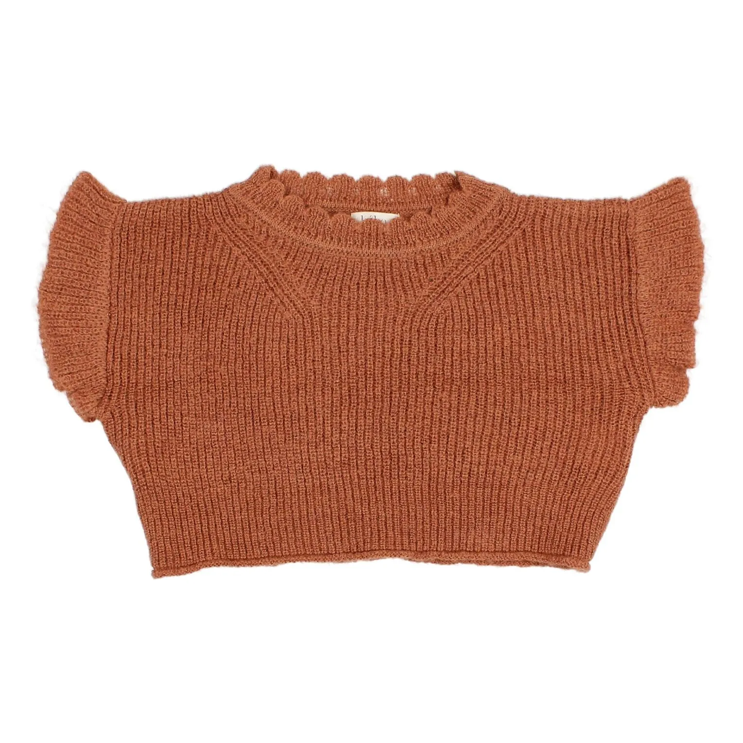 Búho - Gilet Fille - Tricot - Taille 3 ans - Terracotta