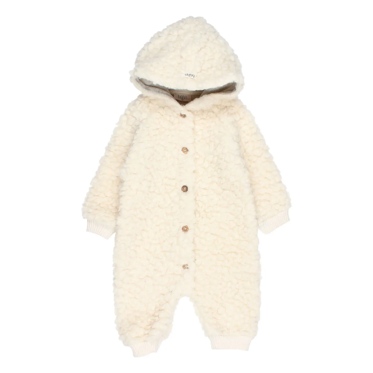 Búho - Combinaison Bébé Polaire Écru 12 mois