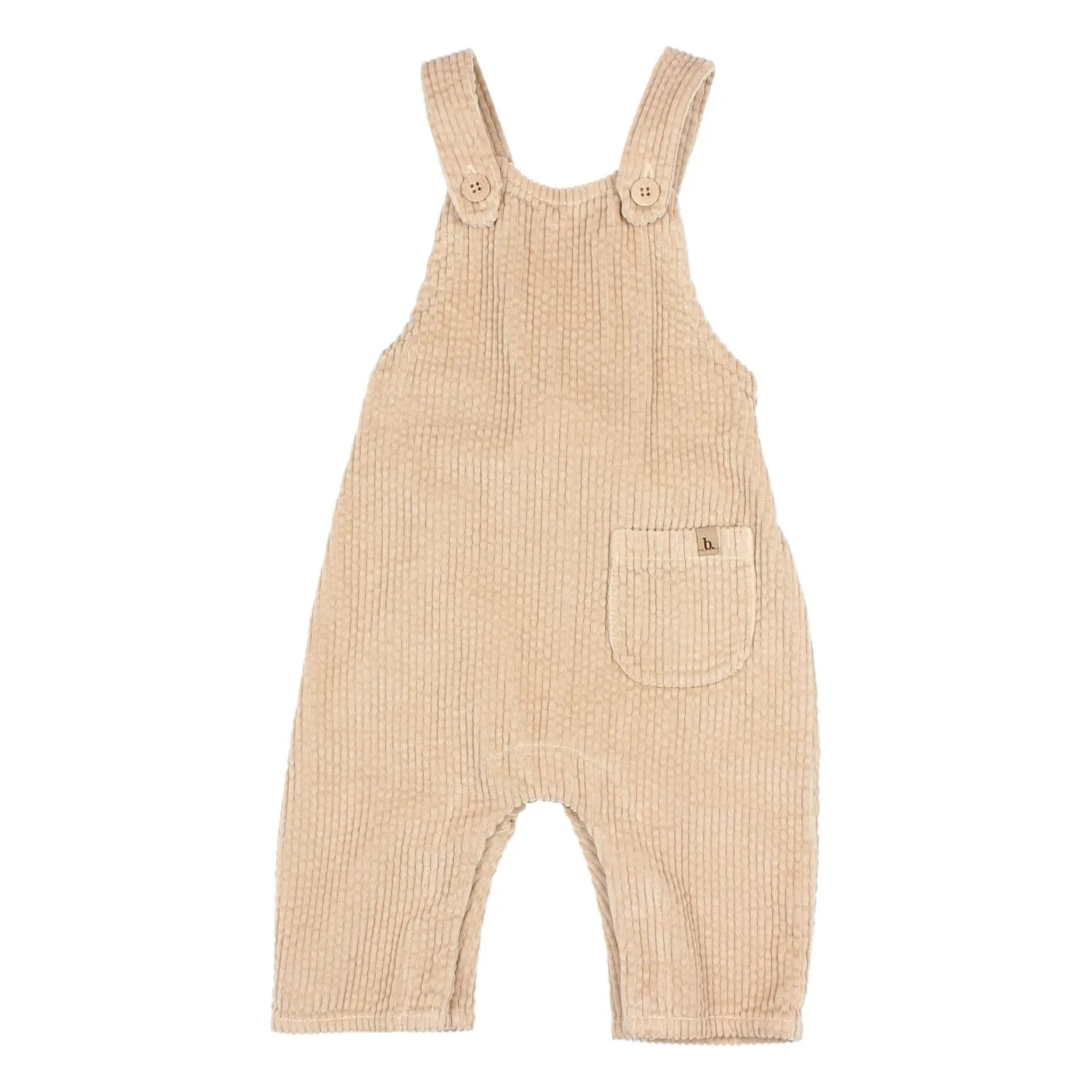 Búho - Salopette - Velours - 3 mois - Beige