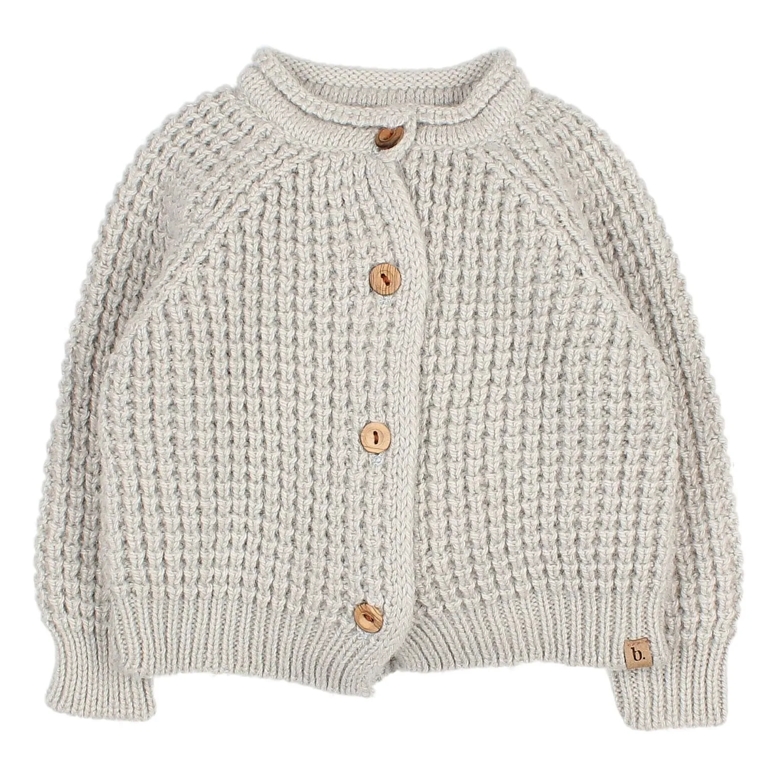 Búho - Cardigan Bébé - 3 mois - Gris Galet