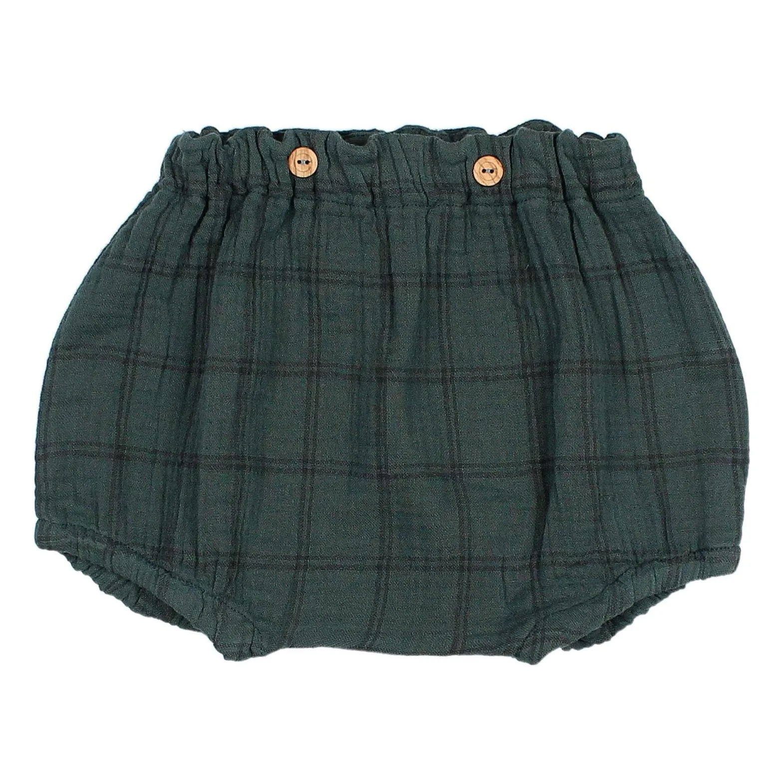 Búho - Bloomer Bébé - Coton Biologique - Vert Sapin - 24 Mois