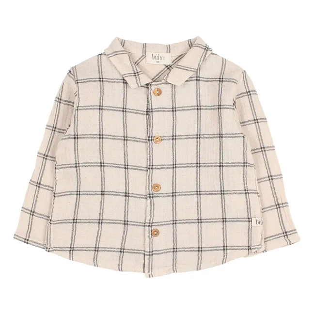 Camisa de gasa de algodón Mountain Baby | Crudo