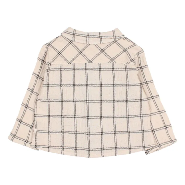 Camisa de gasa de algodón Mountain Baby | Crudo