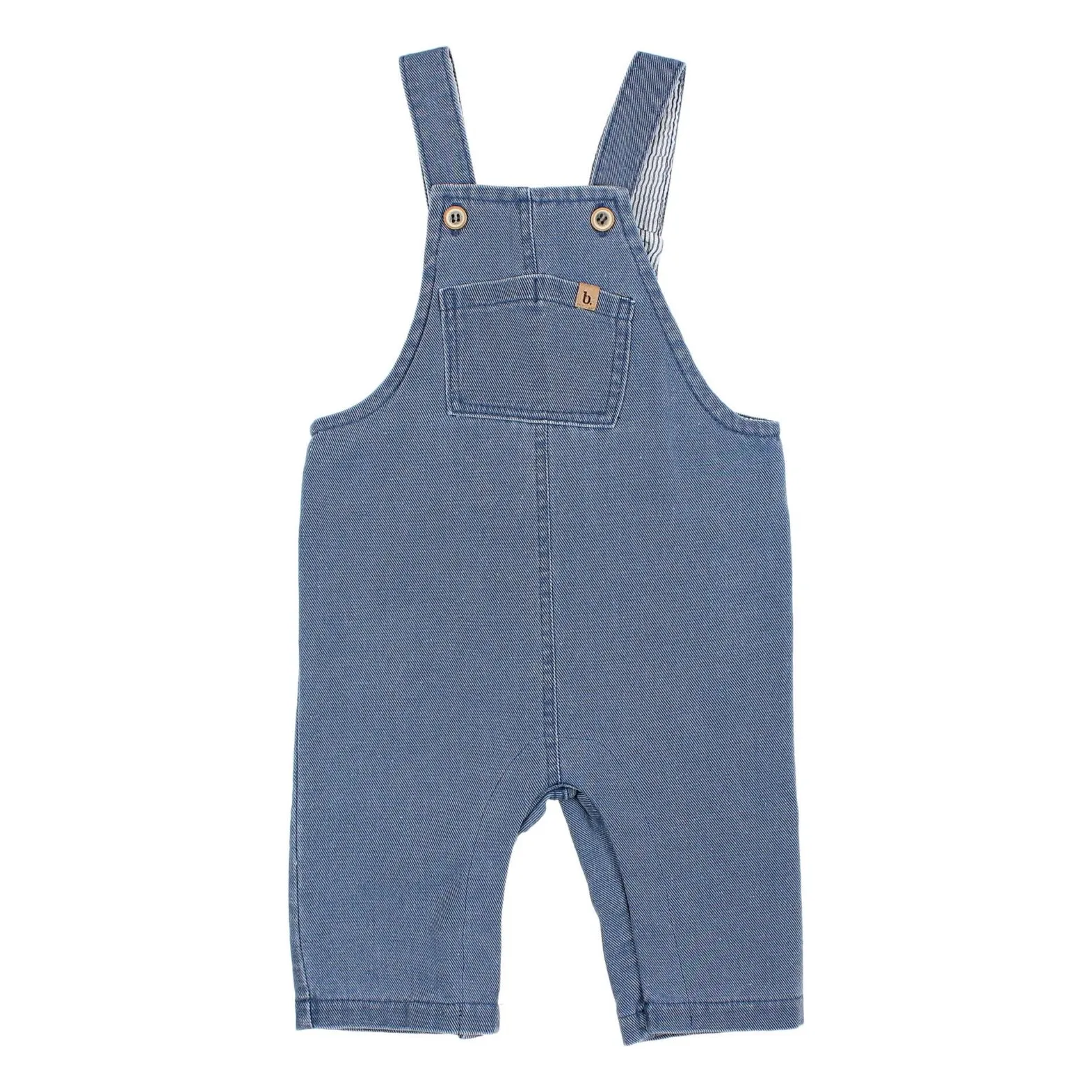 Búho Denim Blue Baby Denim Dungarees