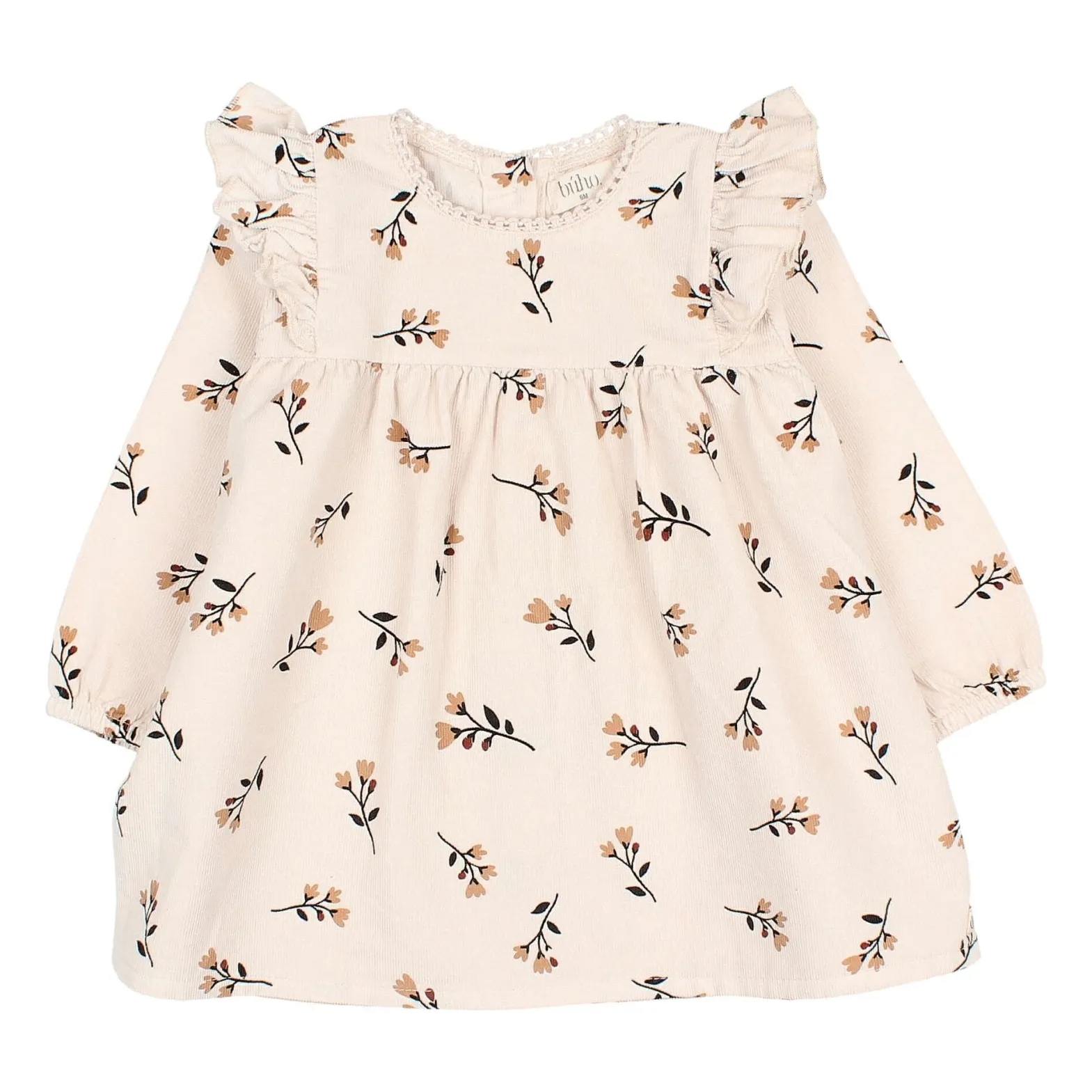 Búho - Robe Bébé Fille - Velours - Ecru - 9 mois