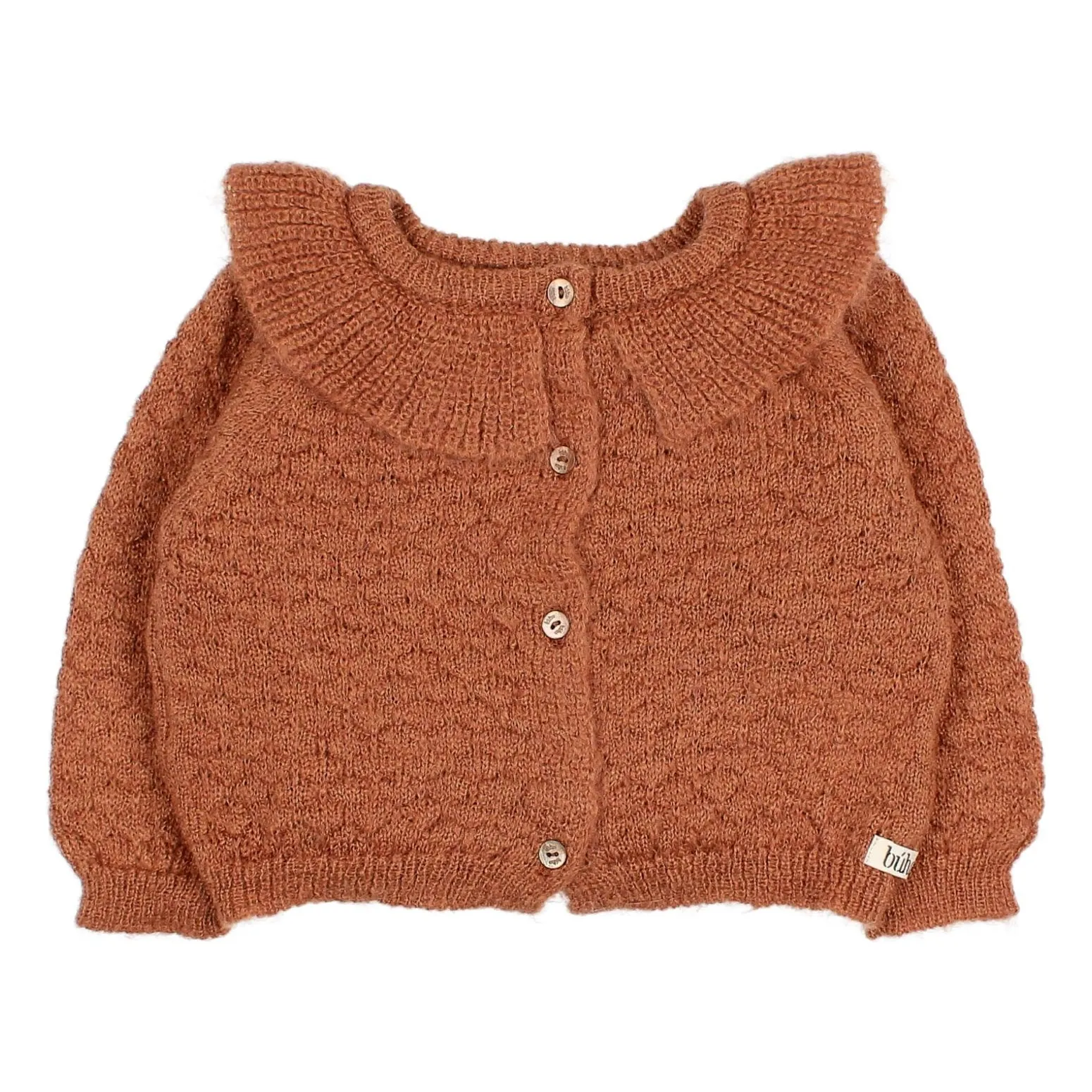 Búho Terracotta Boho Baby Cardigan