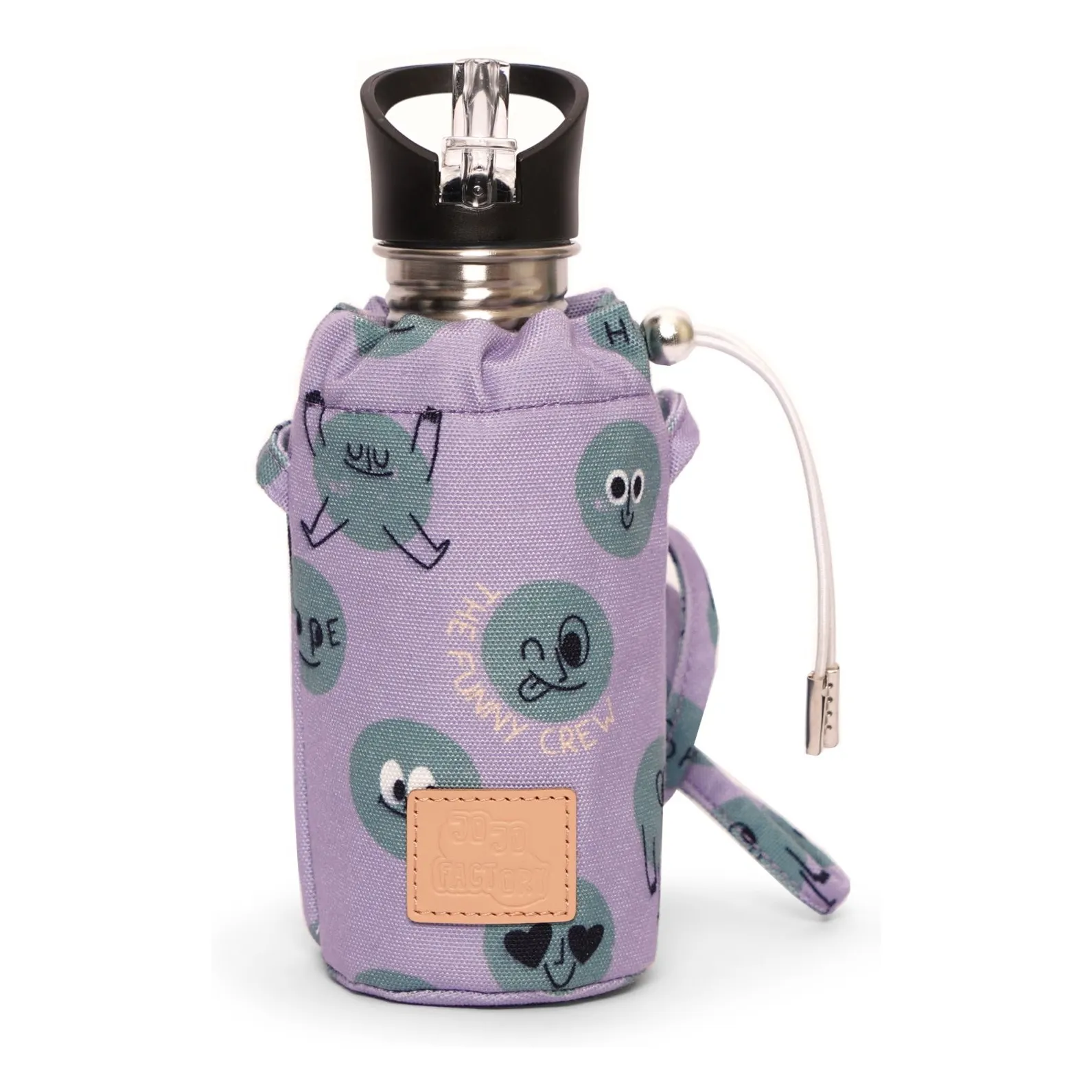 Jojo Factory Lilac Funny Crew Insulated Water Bottle