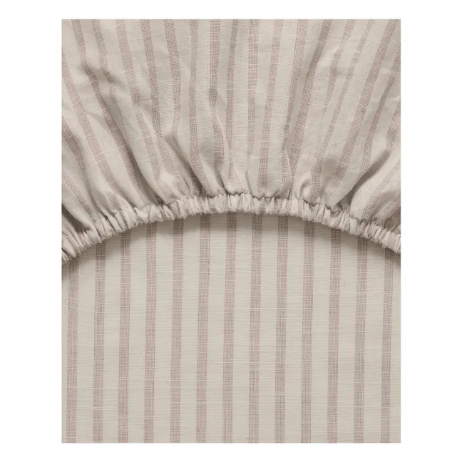 Drap-housse Stripe | Beige