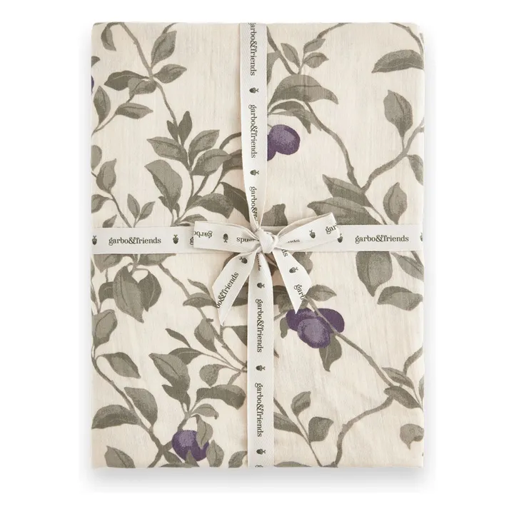 Fitted sheet Plum | Plum- Product image n°0