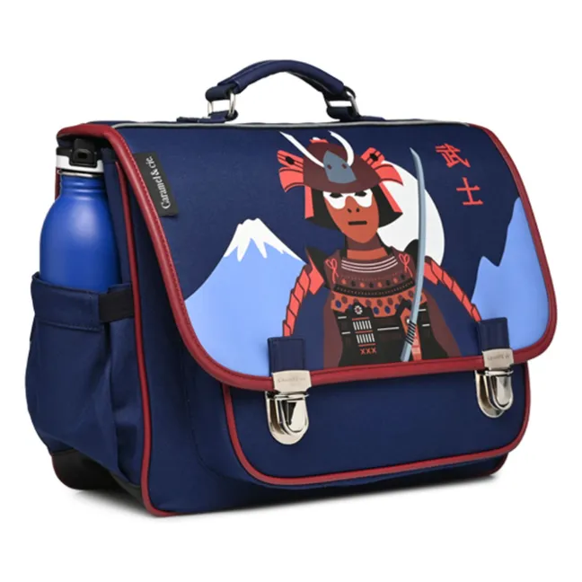 Medium Samurai satchel  | Navy blue