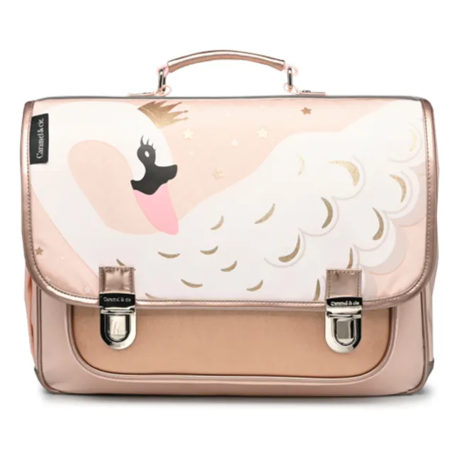 Cartera mediana Lady Swan | Rosa