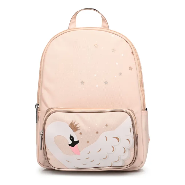 Small Lady Swan Backpack | Pink