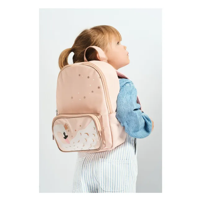 Small Lady Swan Backpack | Pink