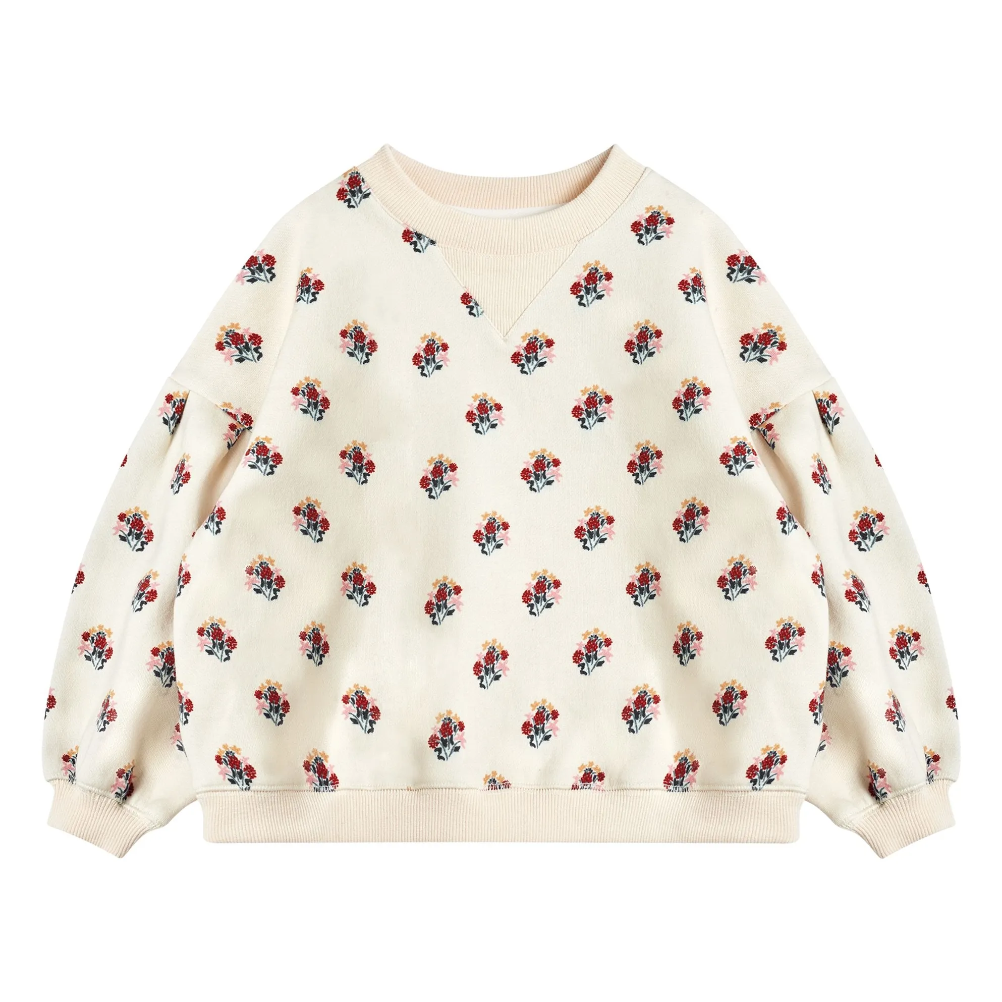 C'era Una Volta Off White Sweat Mandy Fleuri