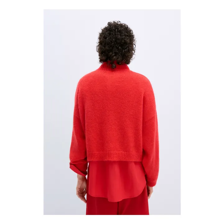 Mohair-Pullover | Rot- Produktbild Nr. 1