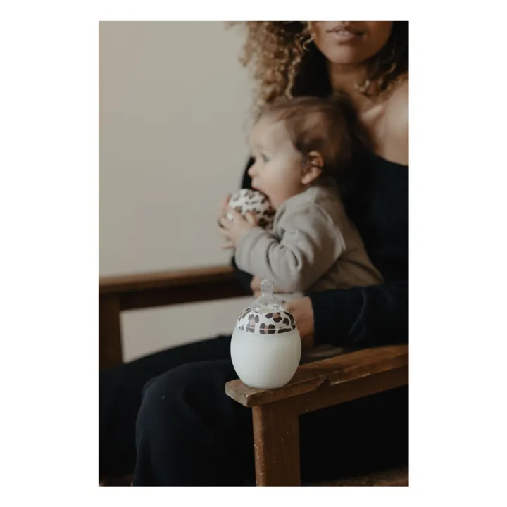 Graouu medical silicone bottle and physiological teat | Camel- Product image n°5