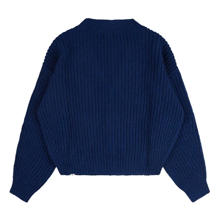 Cardigan Laine - Collection Femme | Bleu- Image produit n°3
