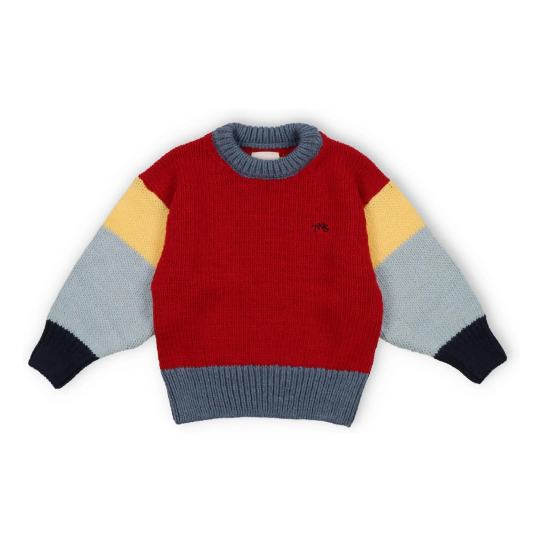 The New Society Burgundy Zernatt Sweater