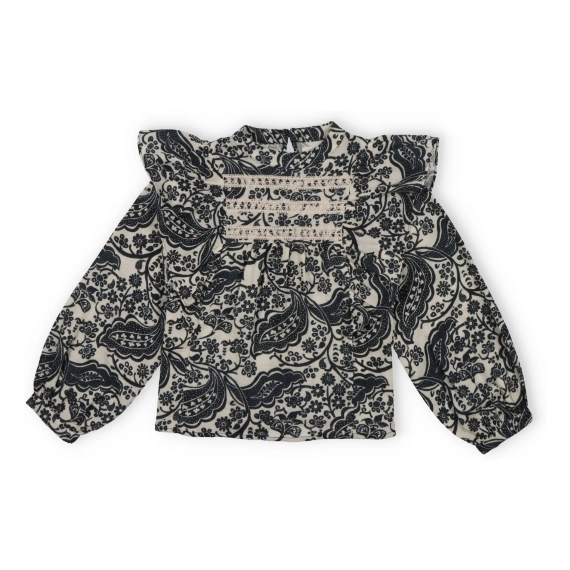 The New Society Navy Blue Jaipur Blouse