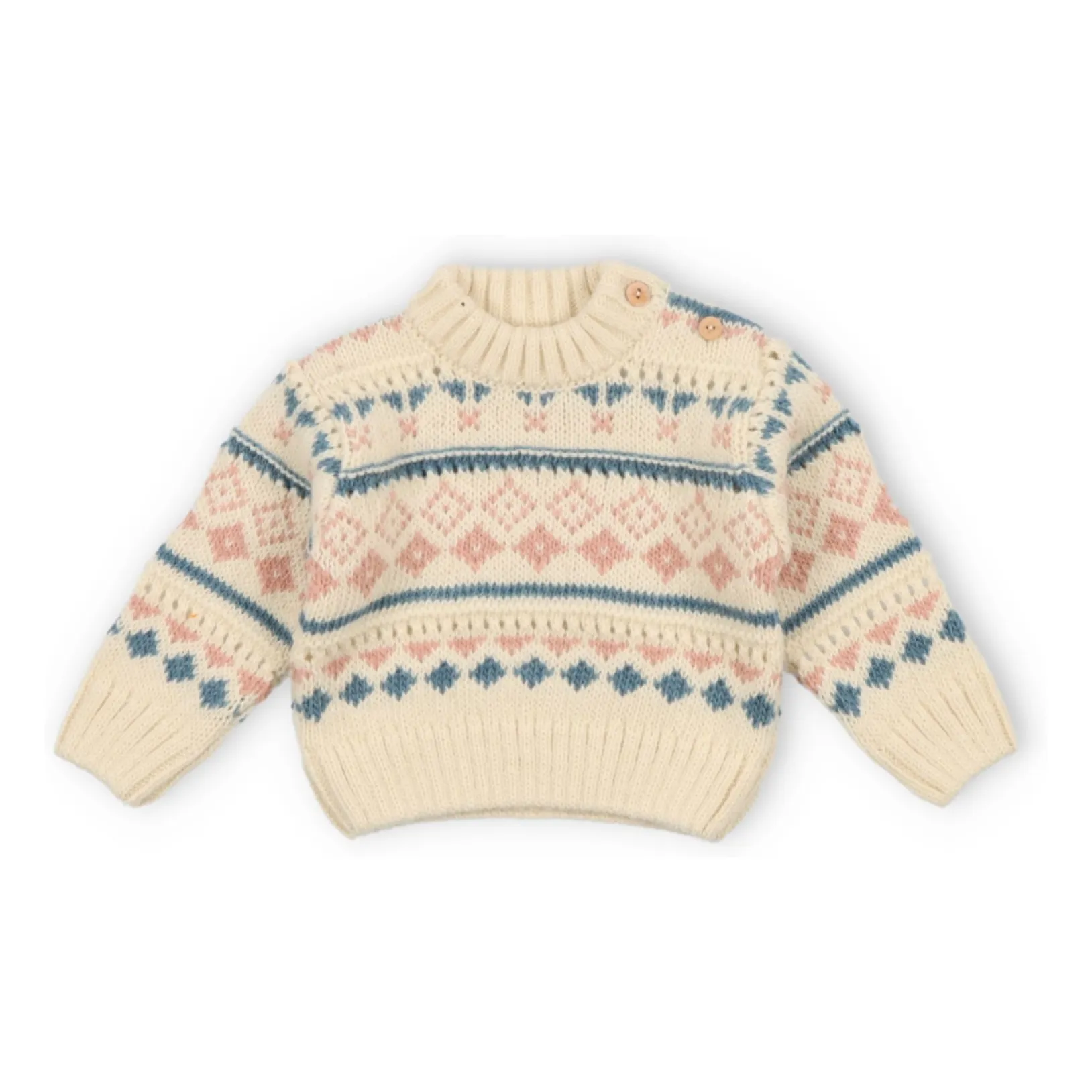 The New Society Ecru Polaris Baby Sweater