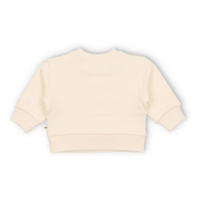 Sweatshirt Happy Place Baby | Cremefarben
