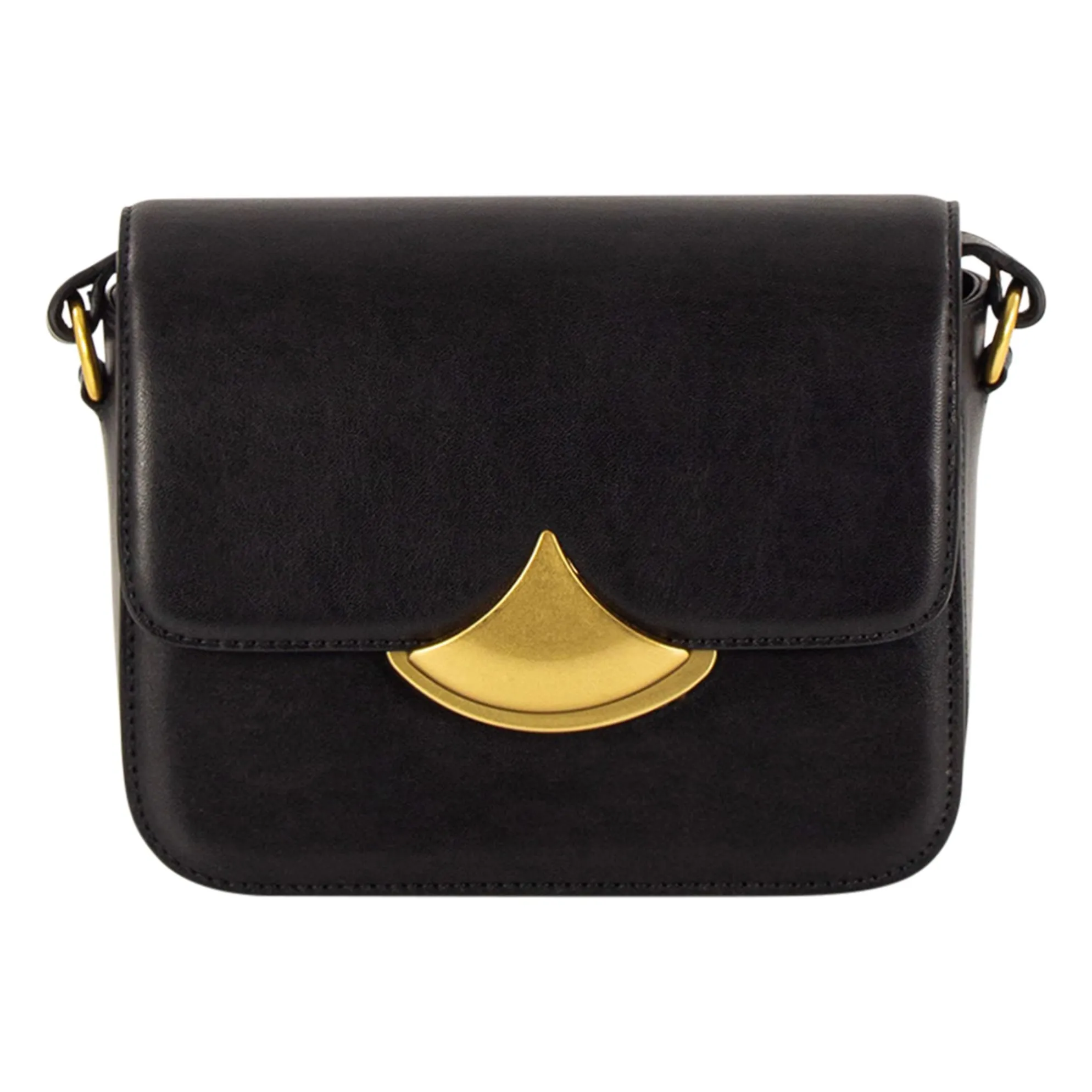 Sessùn Black Diviluz Mimo Leather Bag