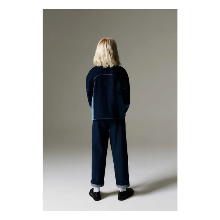 Camisa Danubio Jean | Azul Marino- Imagen del producto n°4