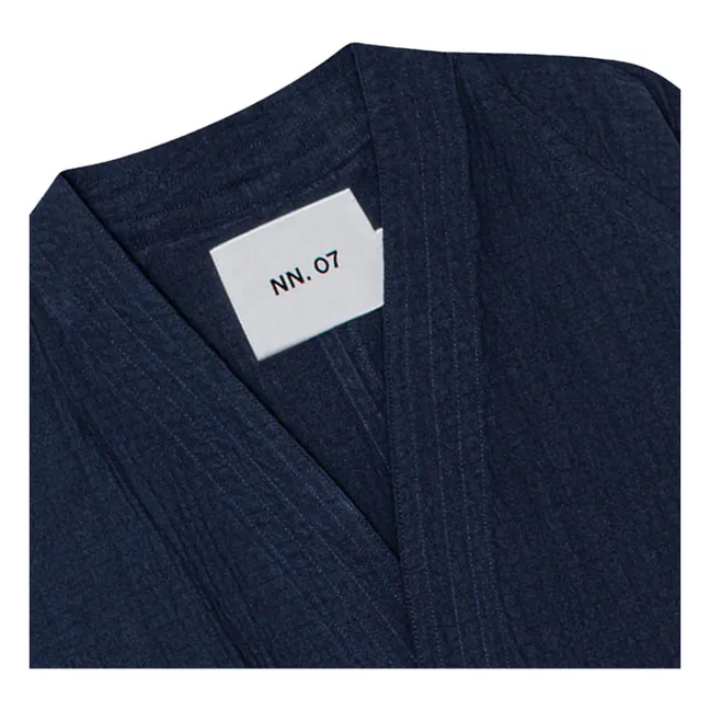 Kimonojacke Kotaro 5721 Bio-Baumwolle | Navy