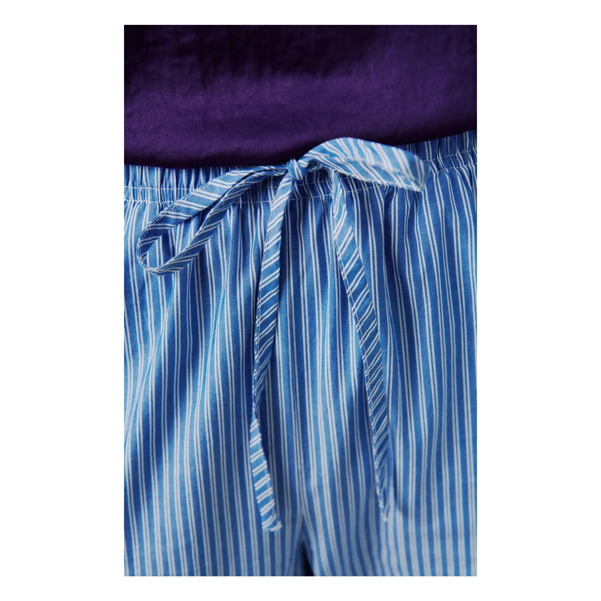 Pantalon Zatibay Rayures | Bleu- Image produit n°5