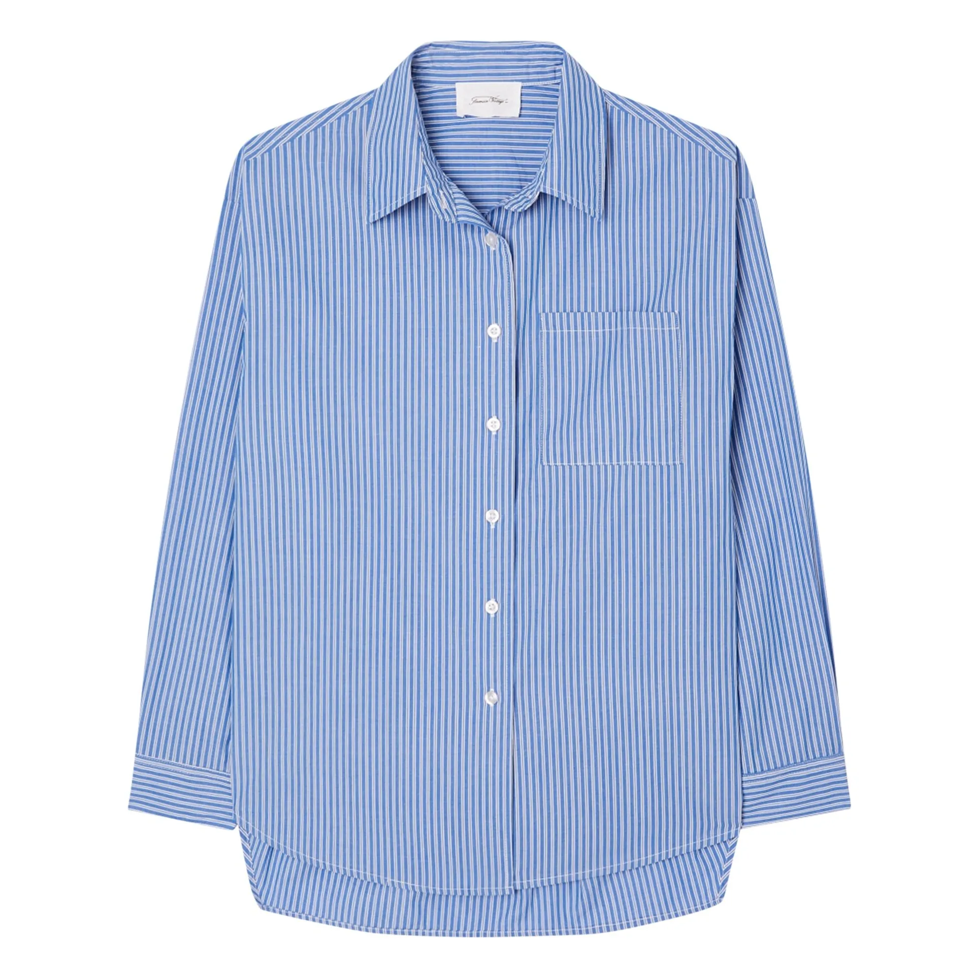 Chemise Zatibay Rayures | Bleu- Image produit n°0