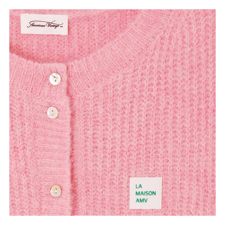 East Alpaca Sleeveless Vest | Marled pink- Product image n°3