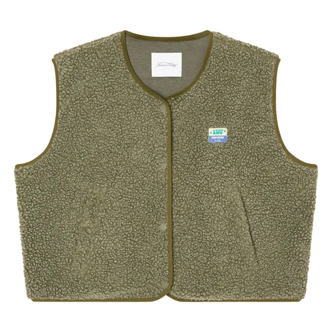 Hoktown Sleeveless Jacket | Marled khaki
