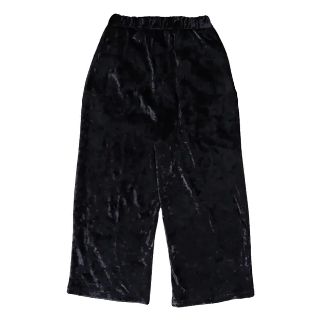 Pantalon Velours | Bleu nuit