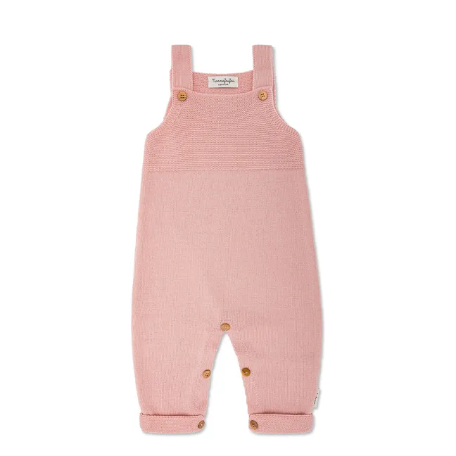 Latzhose aus Merinowolle | Rosa