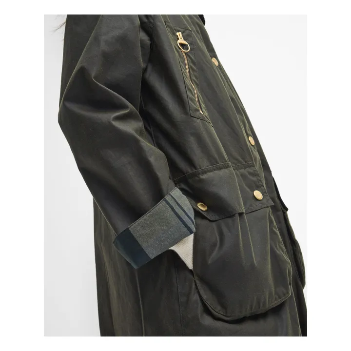 Ebberston Barbour Ladies Long Wax Coat Barbour Ebberston Wax Long