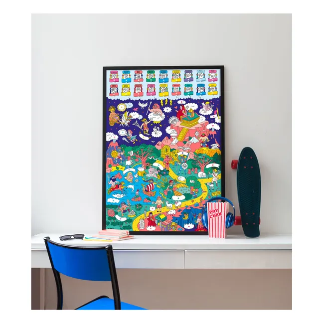 Póster con pegatinas Mitología