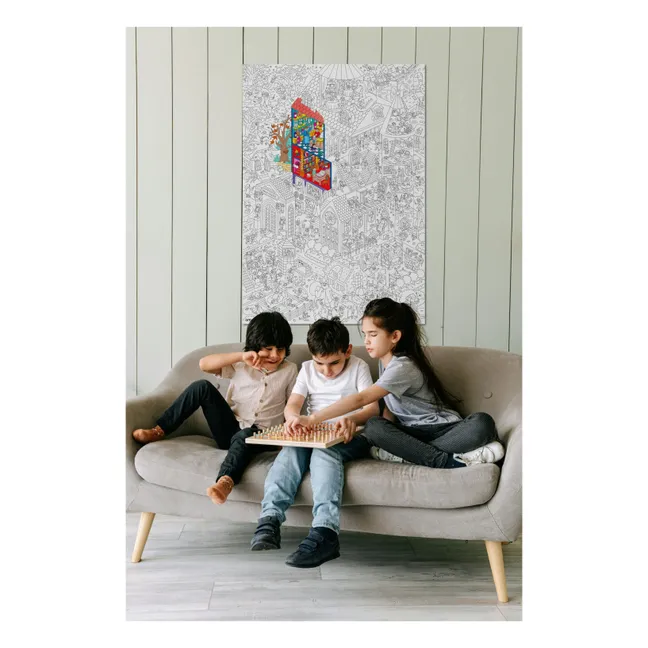 Cartel gigante del Magic College | Violeta