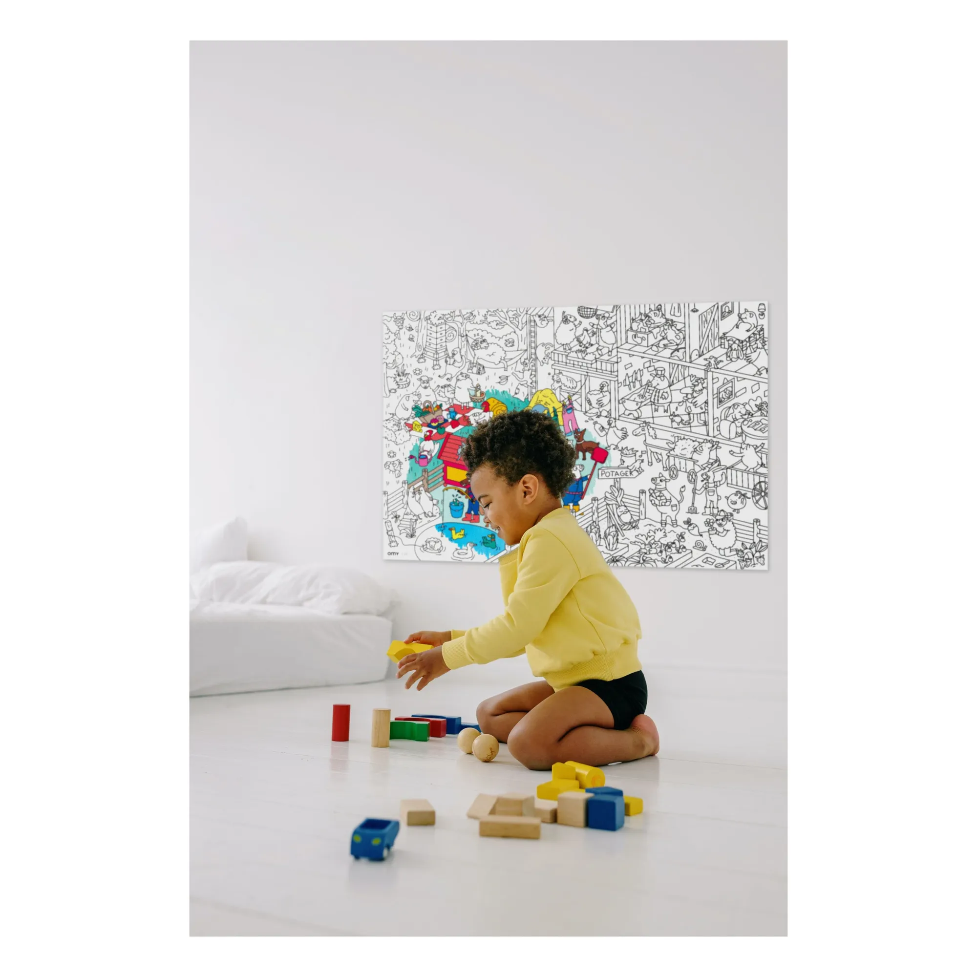 Poster Géant Crazy Farm | Vert- Image produit n°1