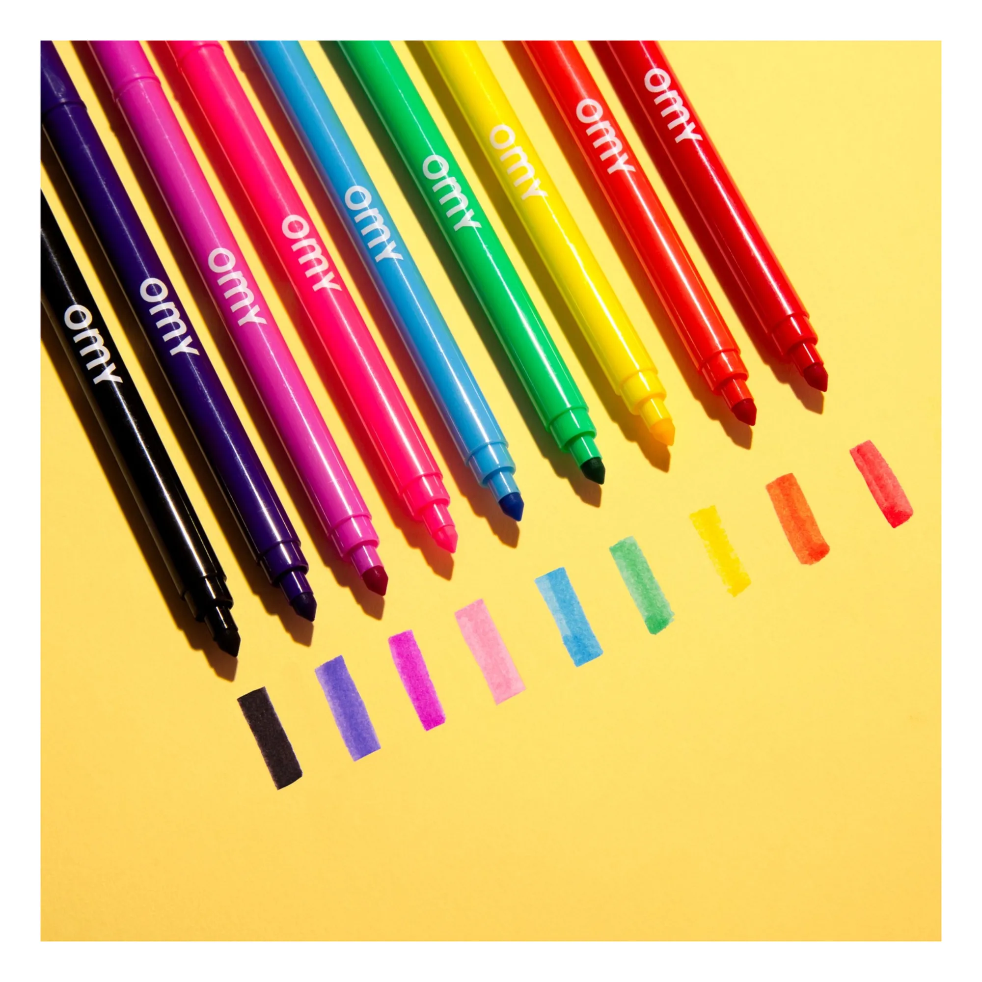 Omy Multicoloured 9 Scented Felts